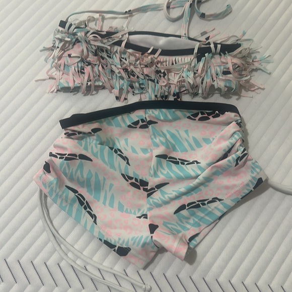 Girls SnapperRock 2pc swim set - Picture 4 of 5